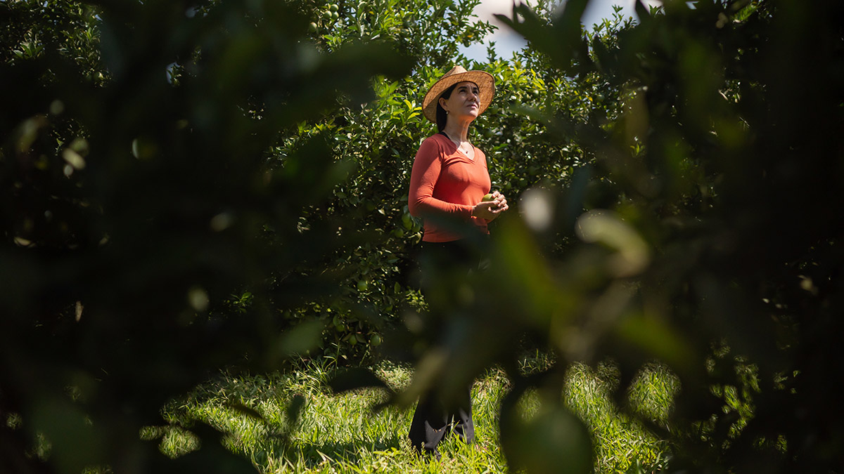 Sandra Zanardi participa del proyecto Fruto Resiliente