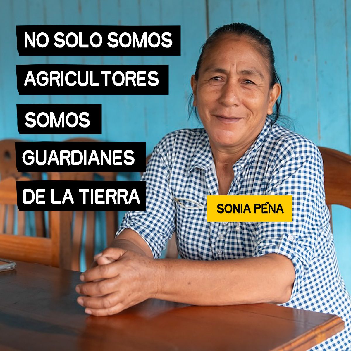 Sonia Pe&ntilde;a, productora de palma de Per&uacute; en el programa Amazon&iacute;a Connect