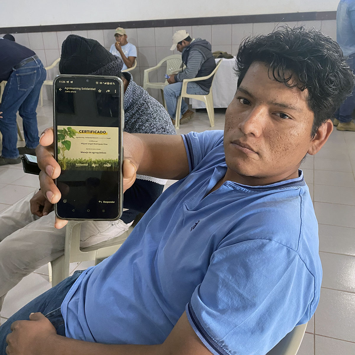 Agrolearning, productor con certificado