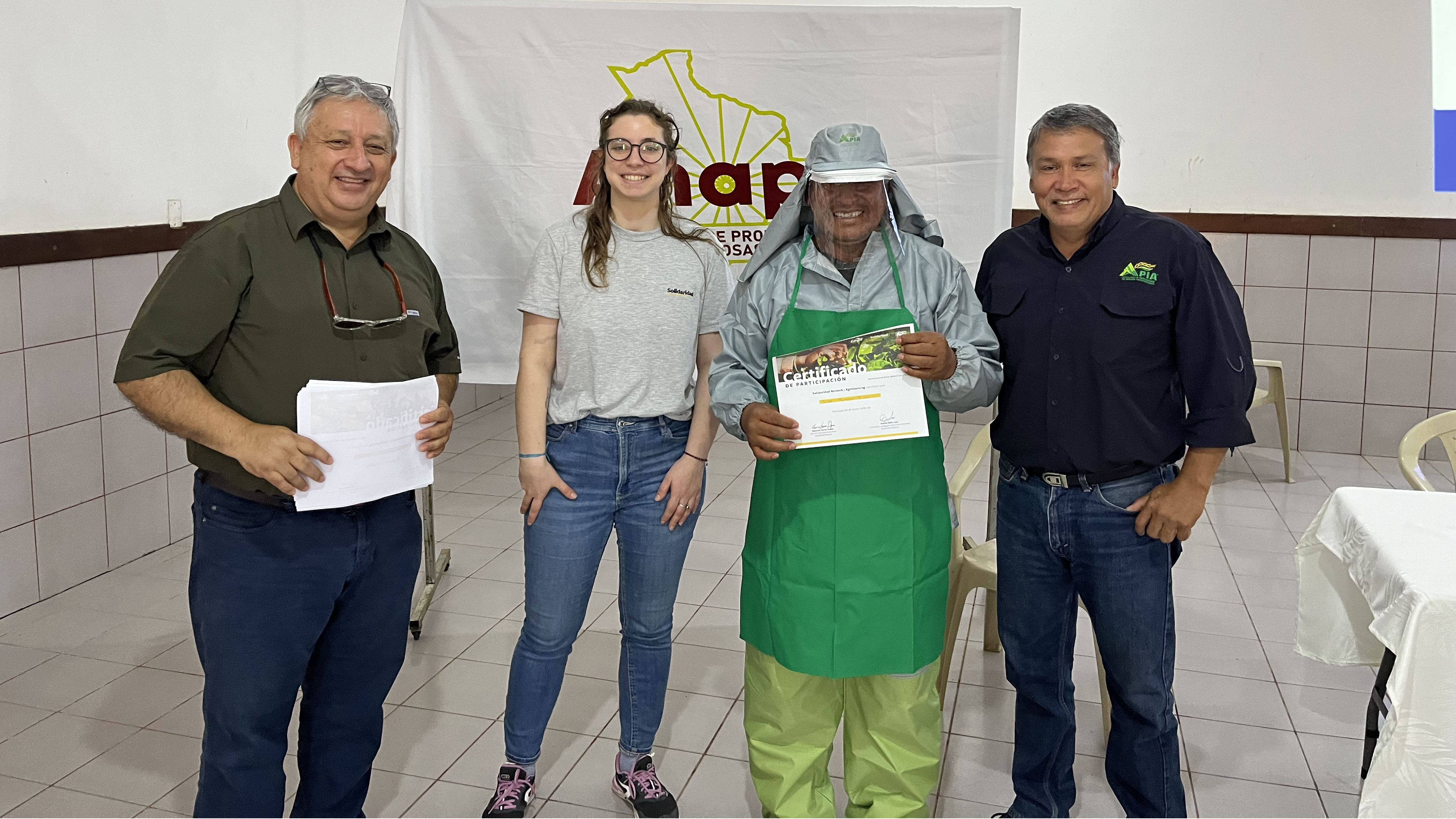 Agrolearning, capacitaci&oacute;n sobre manejo de agroqu&iacute;micos, Bolivia